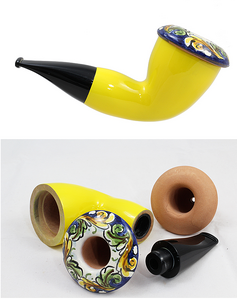The Siciliana, a pipe made for a centenary celebration of Sauro's local tobacconist, Tabaccheria Riggio, in 2019.