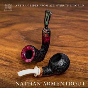 A 2021 promotional image for Armentrout pipes by SATX Pipe. Image courtesy SATX Pipe.