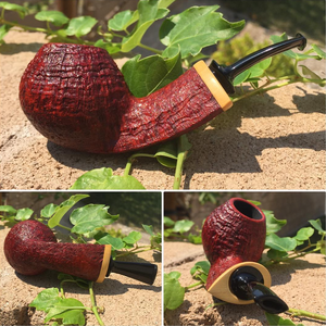 An Armentrout sandblast bent apple in the Danish style, made in 2016. Image courtesy Nathan Armentrout.