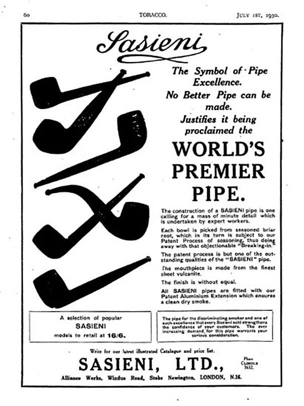 Circa 1930 Fishtail Ad, courtesy Doug Valitchka