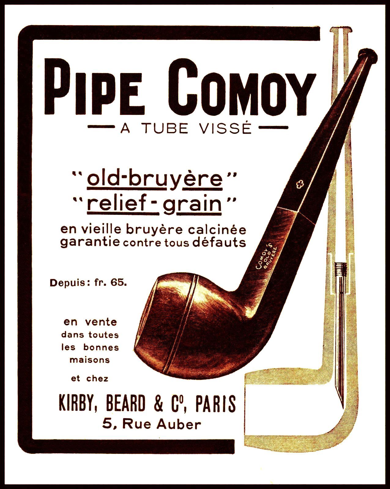 What kind of pipe is the comoy celebration?