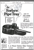 Houze Glass, Forbes Tray 1928