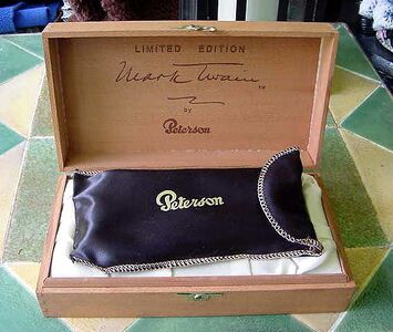Peterson's Limited Edition Mark Twain, Pipe 37/400 (1981 Original Series), courtesy Dennis Dreyer Collection
