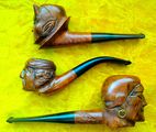 Some wonderful hand carved Marxman Sculpture pipes - Courtesy of Mike Ahmadi
