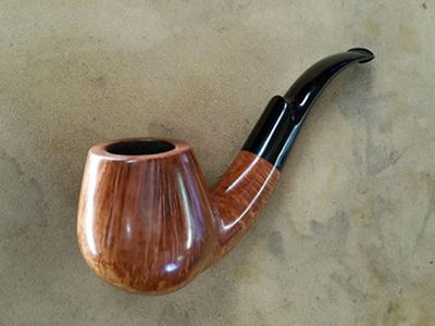 An older Joura pipe with a replacement mouthpiece by Brian McNulty of Los Angeles.