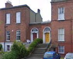 Recent photo of the Charles Peterson residence, 144 Leinster Road,Dublin around 1911(yellow door)