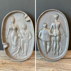 Ashtrays were not exempt as a medium for portraying naughtiness! Courtesy, etsy.com