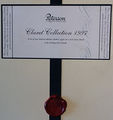 Claret Collection Certificate Courtesy Ian McDonald