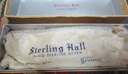Sterlain Hall packaging