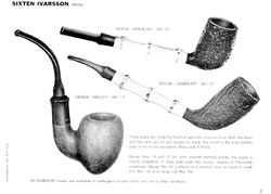 Sixten Ivarsson Designed pipes