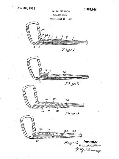 Hesson Patent US1566866[1] granted Dec. 22, 1925, courtesy Doug Valitchka