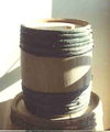 Example gunpowder keg with extra bands to prevent staving