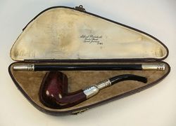 1920 Dunhill Cased Reading Pipe, Derek Green Collection.