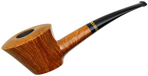 Smooth Bent Dublin Sitter w/Tsuishu, a traditional Japanese layered lacquer