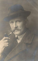 A Glasgow Gentleman smoking a Peterson Pipe, dated 1910
