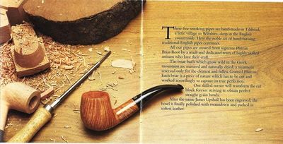 Page 1/2 - Shows a beautiful Straight Grain bent billiard. I can't make out a grade stamp on this one, perhaps an E?